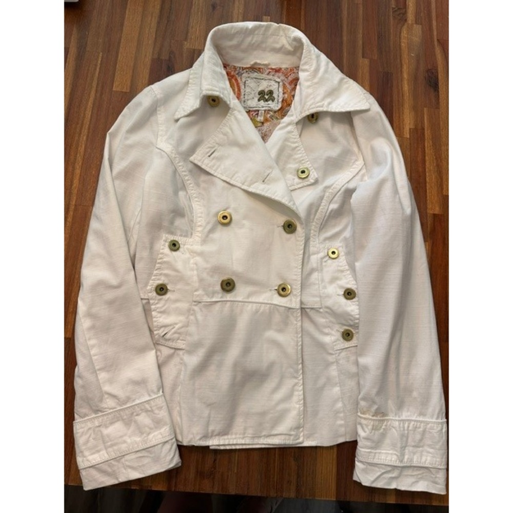 vintage Y2K Twill Twenty Two military utility jacket